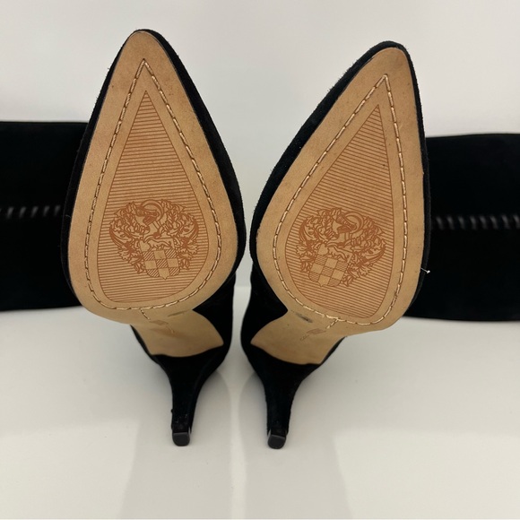 VINCE CAMUTO Seselti Suede Over The Knee Boot in Black NEW - Picture 14 of 16